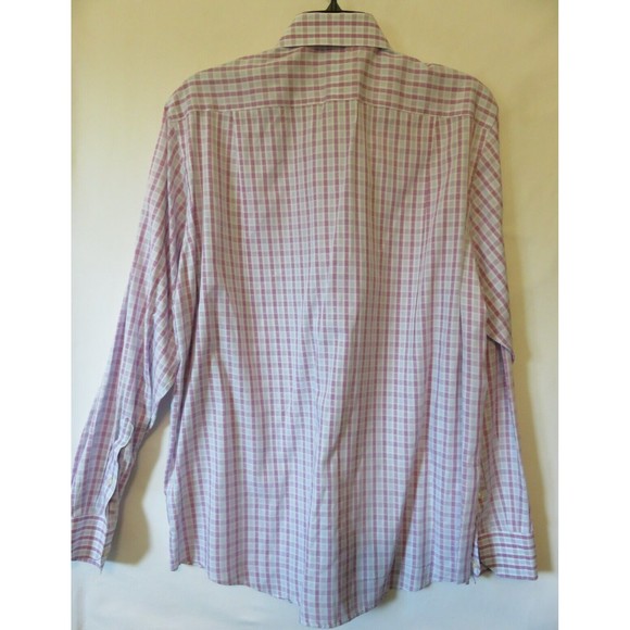 Tommy Bahama Lot 2 Linen/Cotton Blend L/S Button Down Shirt Men Sz L-Sz 16 34-35 - Picture 7 of 12